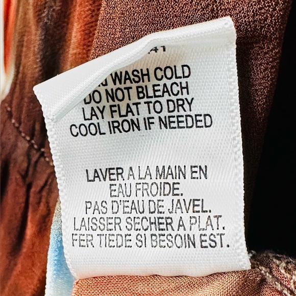 Young Fabulous & Broke Delphine Arctic Kaleidoscope Tie Dyed Chiffon Maxi Dress - Picture 10 of 12